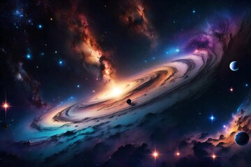 Space Galaxy Wallpaper, landscape