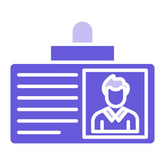 Identification Card Icon of Immigration iconset.