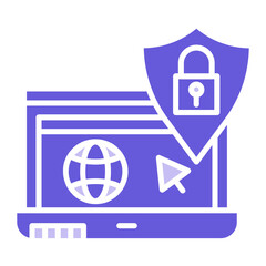 Website Security Icon of Cyber Security iconset.