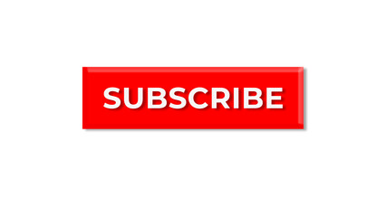 youtube subscribe me tag attractive button. transparent background. suit for banner, social media. flyer, poster, background. post.