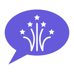 Party Conversation Icon of Party and Celebration iconset.