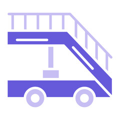 Aircraft Stairs Icon of Aviation iconset.