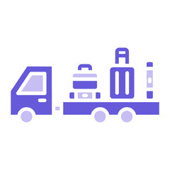 Baggage Truck Icon of Aviation iconset.