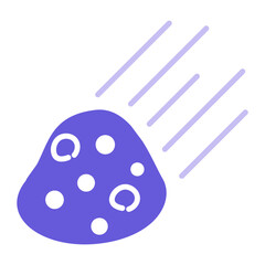 Meteorites Icon of Space Technology iconset. © Icons Studio