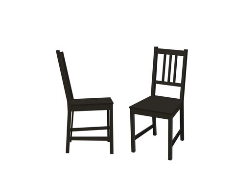 Chair on a white background.