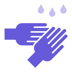 Washing Hands Icon of Hygiene Routine iconset.
