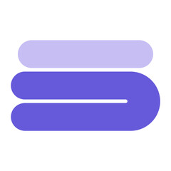 Obraz premium Towel Icon of Hygiene Routine iconset.