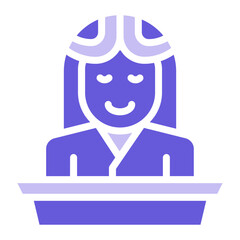 Receptionist Icon of Hotel Services iconset.