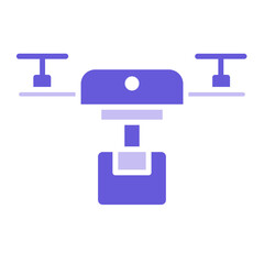 Drone Delivery Icon of Delivery and Logistics iconset.