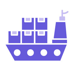 Cargo Ship Icon of Delivery and Logistics iconset.