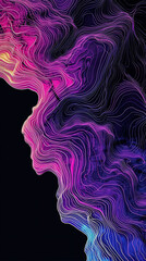 Technological Topography Digital Background