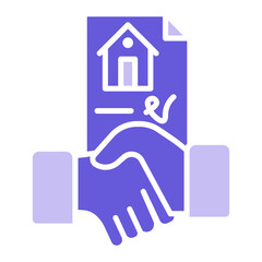 Property Agreement Icon of Real Estate iconset.