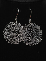 Beautiful silver jewelry made by tribal people 
