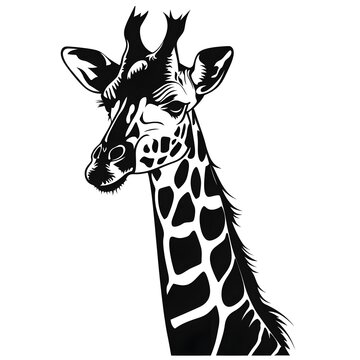 an animal icon,simple,vector,black and white, white background