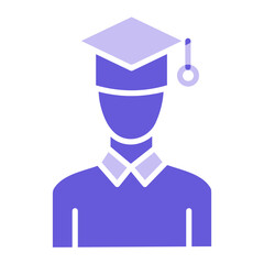 Male Graduate Icon of Learning iconset.