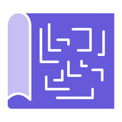 Construction Blueprint Icon of Construction Tools iconset.