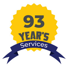 93 Year's of services 