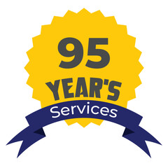 95 Year's of services 