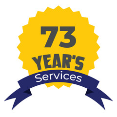 73 Year's of services 