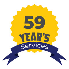 59 Year's of services 