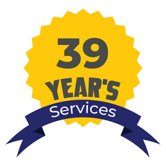 39 Year's of services 