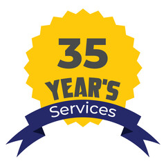 35 Year's of services 