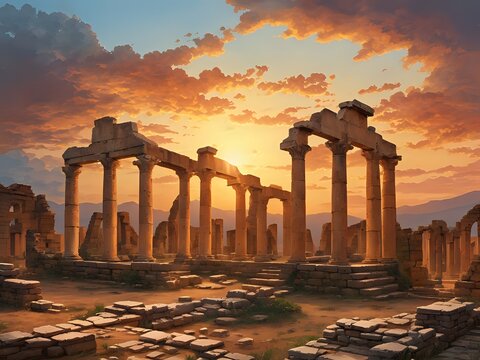 ruins of roman forum