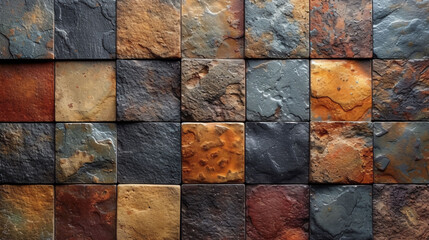 mosaic, ceramic kitchen tile, abstract pattern
