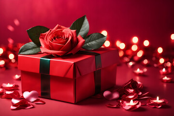 Valentine's Gift Box with Roses