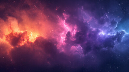 space background with nebula and stars