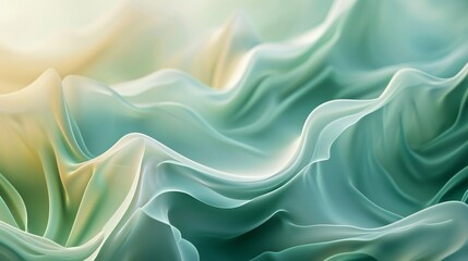 Obraz premium Cinematic grass captivates in a short, fluid dance, a calming ballet of color and waves in a serene landscape.