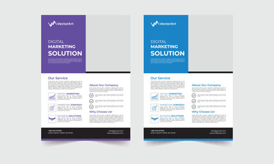 Corporate business flyer template design marketing, business proposal, promotion, advertise, publication,
Corporate business flyer or annual report template design.