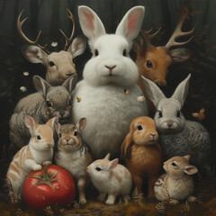 Fototapeta premium Animal Rights