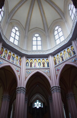 Castelpetroso - Molise -Sanctuary of the Basilica Minore dell'Addolorata - The imposing internal...