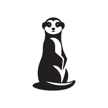 Captivating Meerkat Silhouettes: A Diverse Collection of Meerkat Animal Silhouettes Conveying Intriguing Poses and Gestures - Meerkat Illustration - Meerkat Vector
