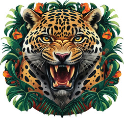 Vector Tiger T-shirt Design