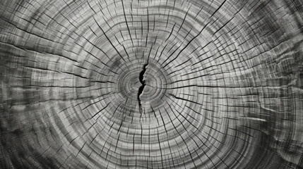 Old wood texture. Cross section of tree trunk showing growth rings .