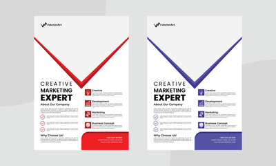 Corporate business flyer template design marketing, business proposal, promotion, advertise, publication,
Corporate business flyer or annual report template design.