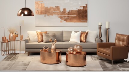 lounge with copper radiance