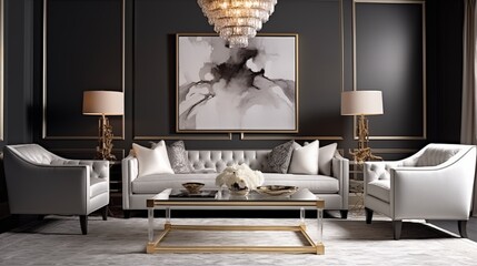 lounge with platinum elegance