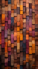 Colorful wood wall texture background. Abstract background and texture for design .