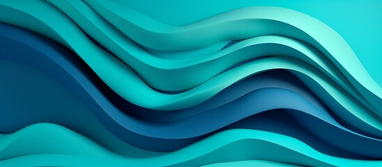 Soothing Blue Waves: Abstract Ocean-Inspired Art