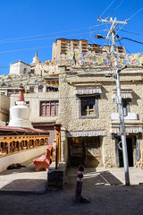 views of leh ladah city, india