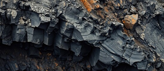 Close-up photography of chimney deposits