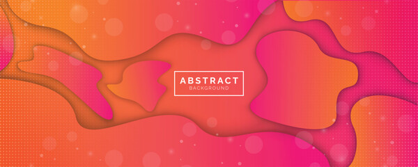 Abstract backdrop modern gradient pink colour liquid shape background, template for website, banner art, poster design, wallpaper, vector illustration