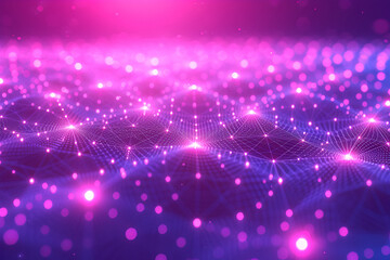 Technology Mesh Background Illustration, innovative concept background. purple, pink
