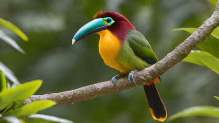 Fototapeta premium toucan on a branch