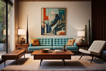 Modern Living Room setup with extraordinary art