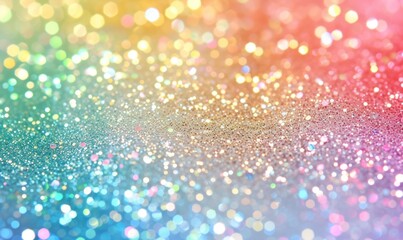 Colorful glitter background with bokeh defocused lights and shadow