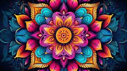 Naklejka premium abstract flower pattern background